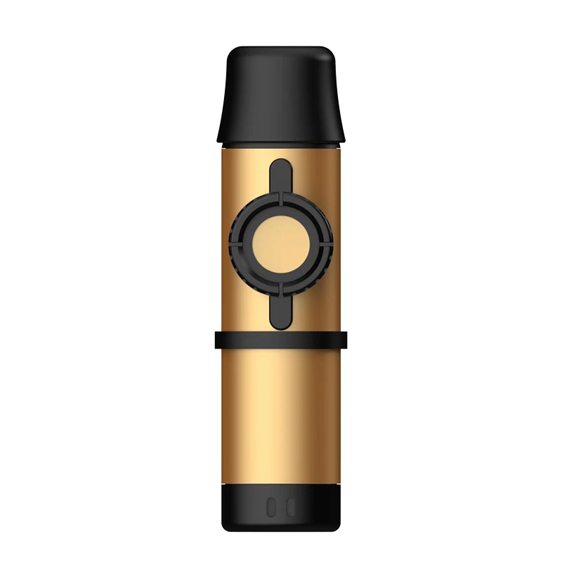 Kazoo Métallique Réglable - Sonorité Pro et Design Premium - Couleur Or