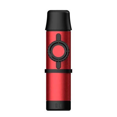 Kazoo Métallique Réglable - Sonorité Pro et Design Premium - Couleur Rouge
