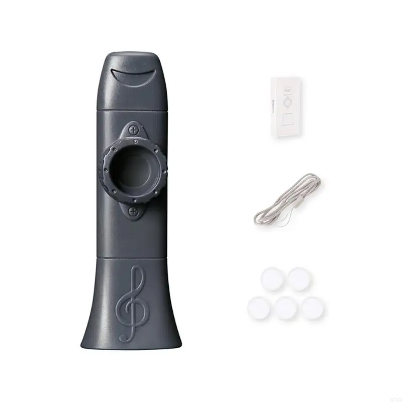 Kazoo Musicien Souffle Ludique Multicolore Couleur Argent