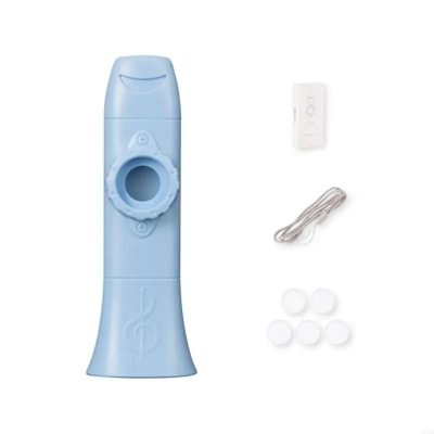 Kazoo Musicien Souffle Ludique Multicolore Couleur Bleu Ciel