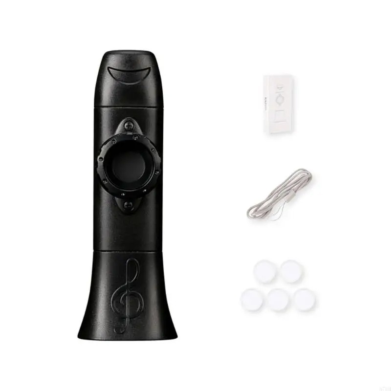 Kazoo Musicien Souffle Ludique Multicolore Couleur Noir