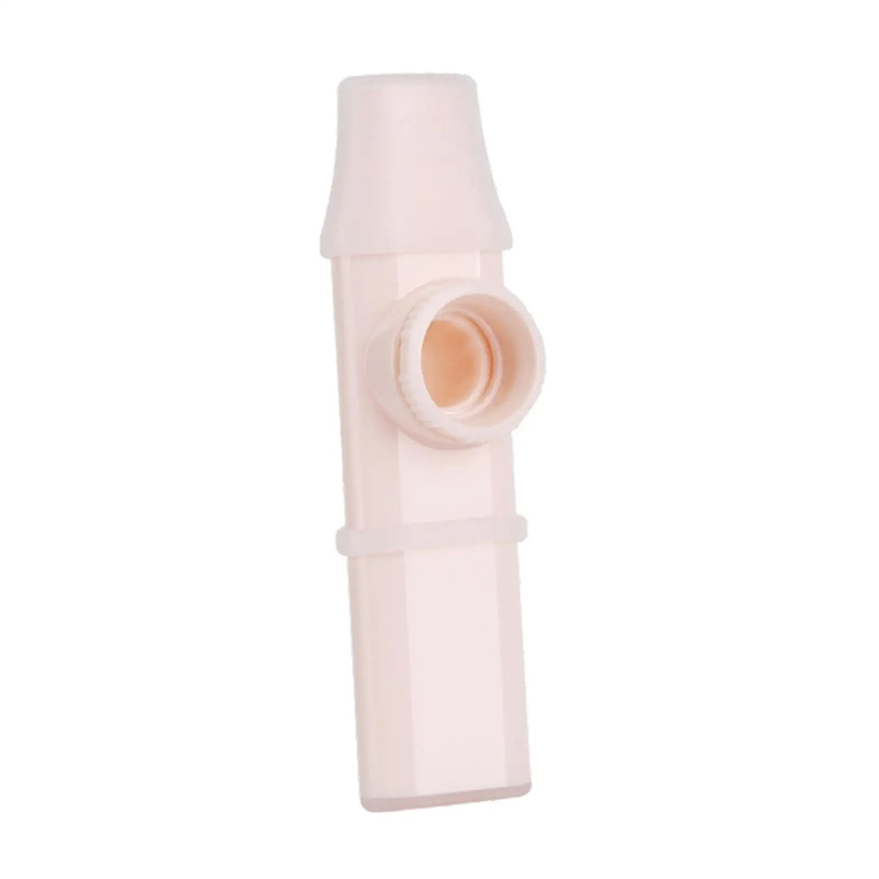 Kazoo Polyvalent Son Pur & Embout pour Flûte à Bec Couleur Rose