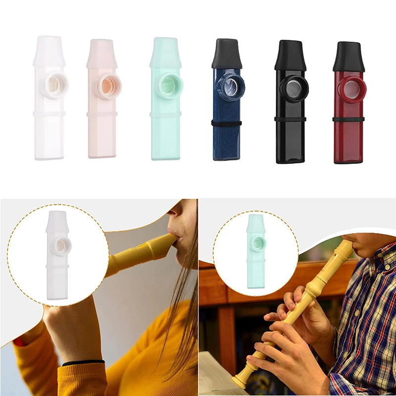Kazoo Polyvalent Son Pur & Embout pour Flûte à Bec