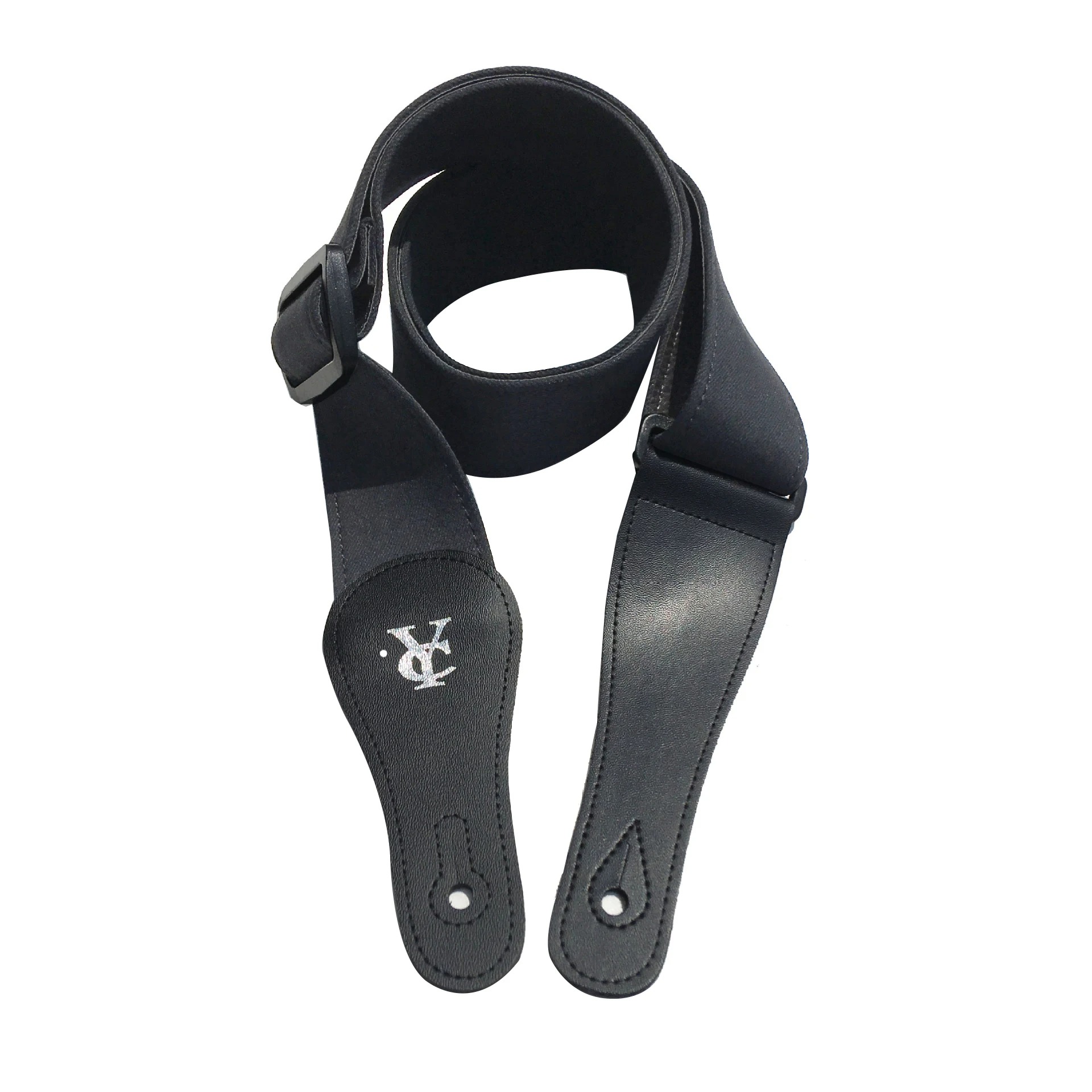 Magniffique Sangle Guitare Denim Noir - Nuit Électrique Full Black Stage