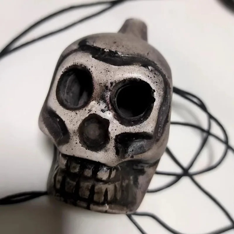Ocarina Crâne Humain Sifflet du Rire Macabre