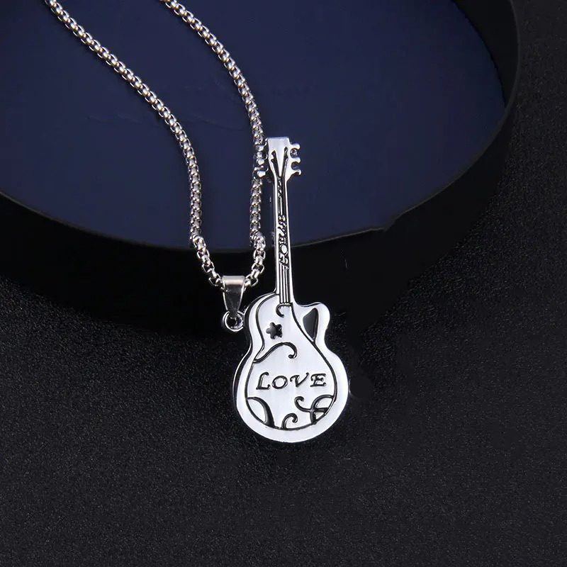 Pendentif Guitare Acoustique Love Melody