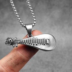Pendentif - Mandoline Rock Argent Royal