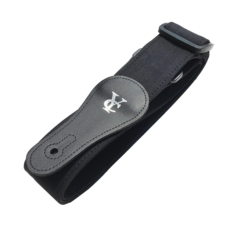 Sangle Guitare Denim Noir - Nuit Électrique Full Black Stage