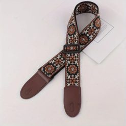 Sangle Guitare Vintage Fleurs Andines