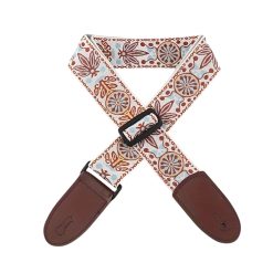 Sangle de Guitare Vintage - Carreaux Méditerranéens