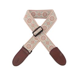 Sangle de - Guitare Vintage Jardin Poudré
