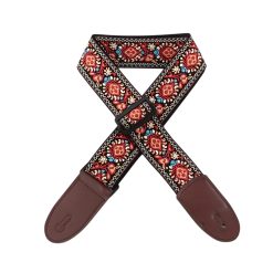 Sangle - de Guitare Vintage Rouge Andalou