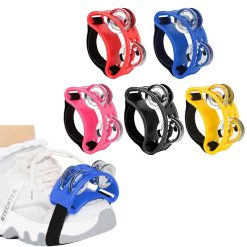 Tambourin à Pied pour Musicien – Accessoire Percussion Foot Jingle Beat Multicolore