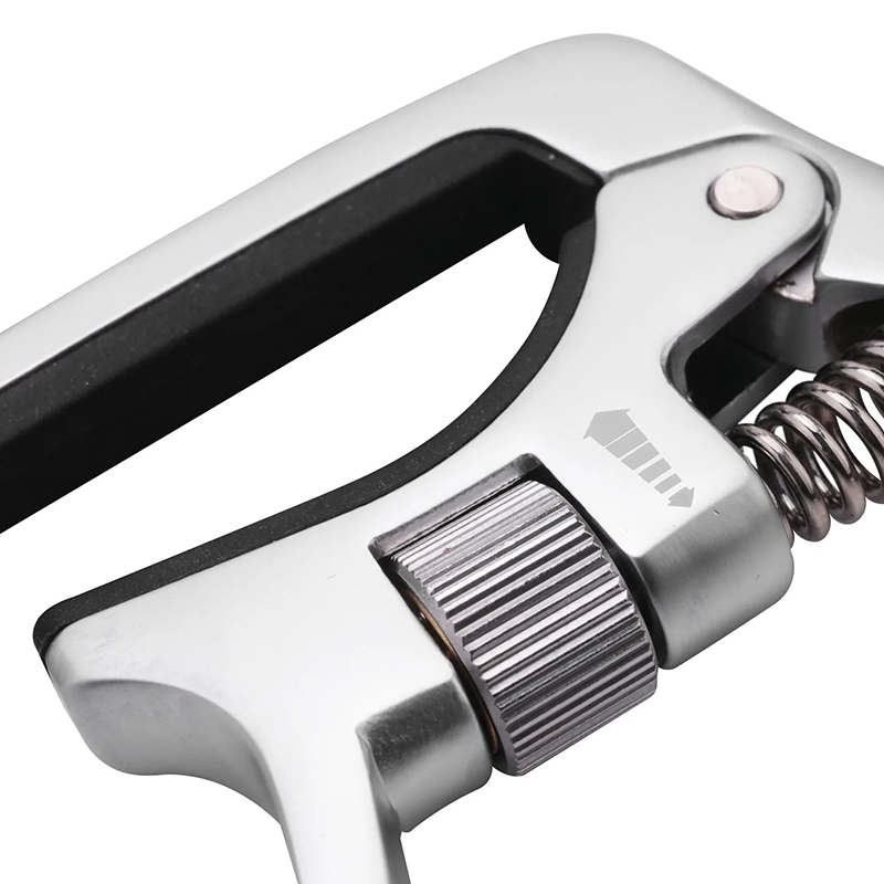 Vue détaillée Capodastre de Guitare Modèle Trigger Pro - Tension Réglable !