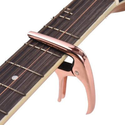 Vue générale Capodastre Guitare Universel Métal - Couleurs Premium (Noir, Or, Argent, Rose Gold)