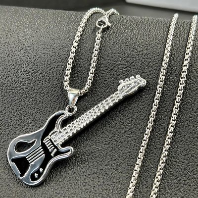 Vue generale Pendentif Guitare Rock 'Midnight Groove'