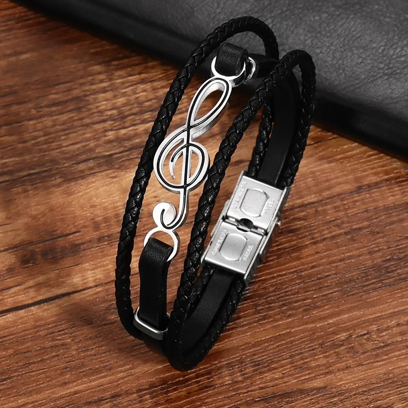 Avant Bracelet Clé de Sol Ligne Pure
