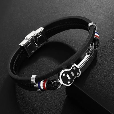 Avant Bracelet Guitare Rock Héros Électrique
