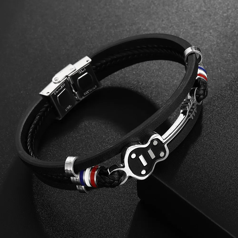 Avant Bracelet Guitare Rock Héros Électrique
