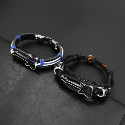 Bracelet Guitare Rock Duo Esprit Electrik - 2 couleurs au choix !
