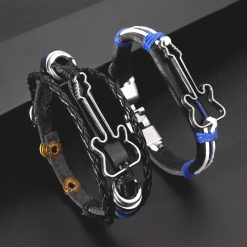 Bracelet Guitare Rock - Duo Esprit Electrik - 2 couleurs au choix !