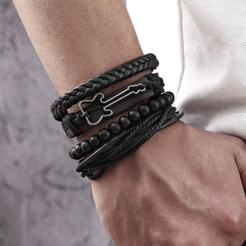 Bracelet Guitare Rock Riff Obscur