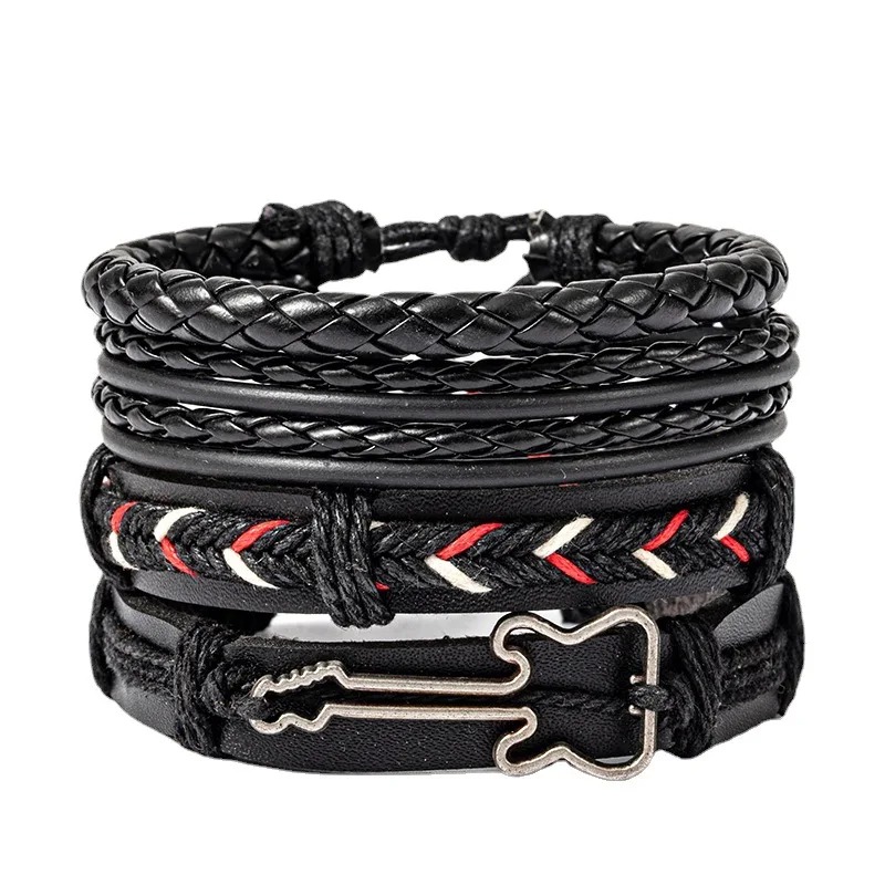 Bracelet Guitare Rock Trio Tribal Électrik