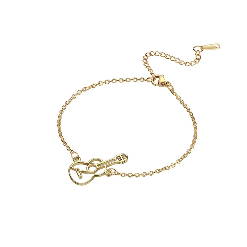 Bracelet Guitare Unplugged modele 2 Couleur Or