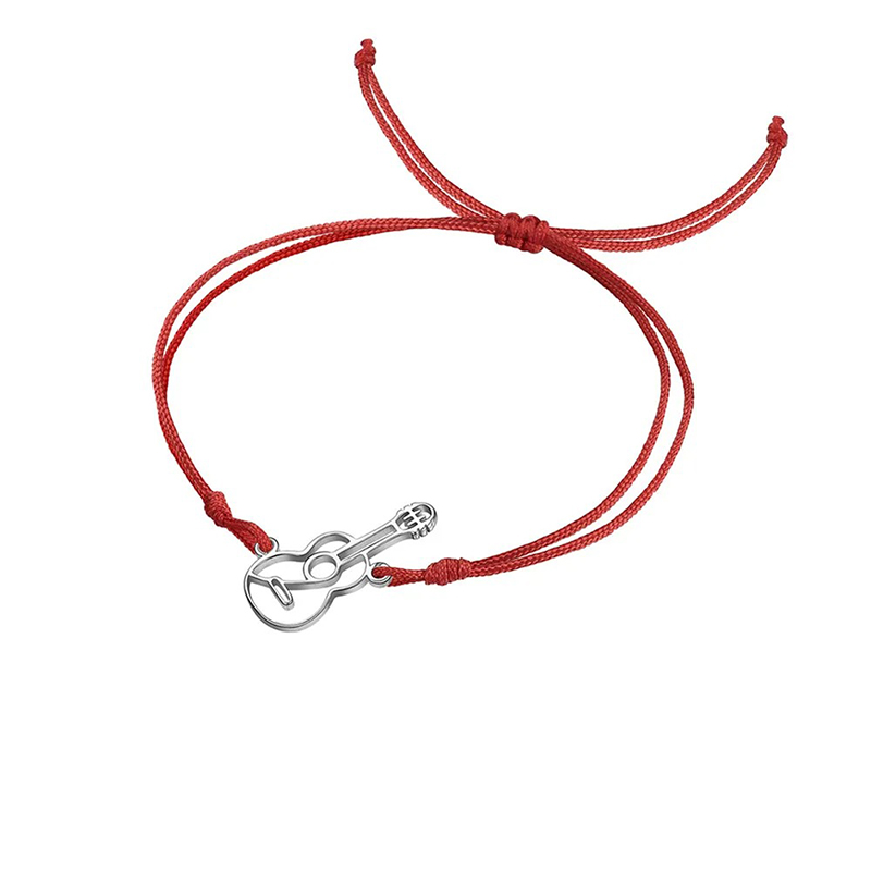 Bracelet Guitare Unplugged modele 3 Couleur Argent