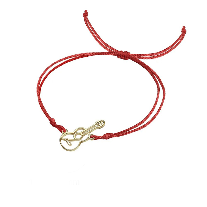 Bracelet Guitare Unplugged modele 3 Couleur or - Copy