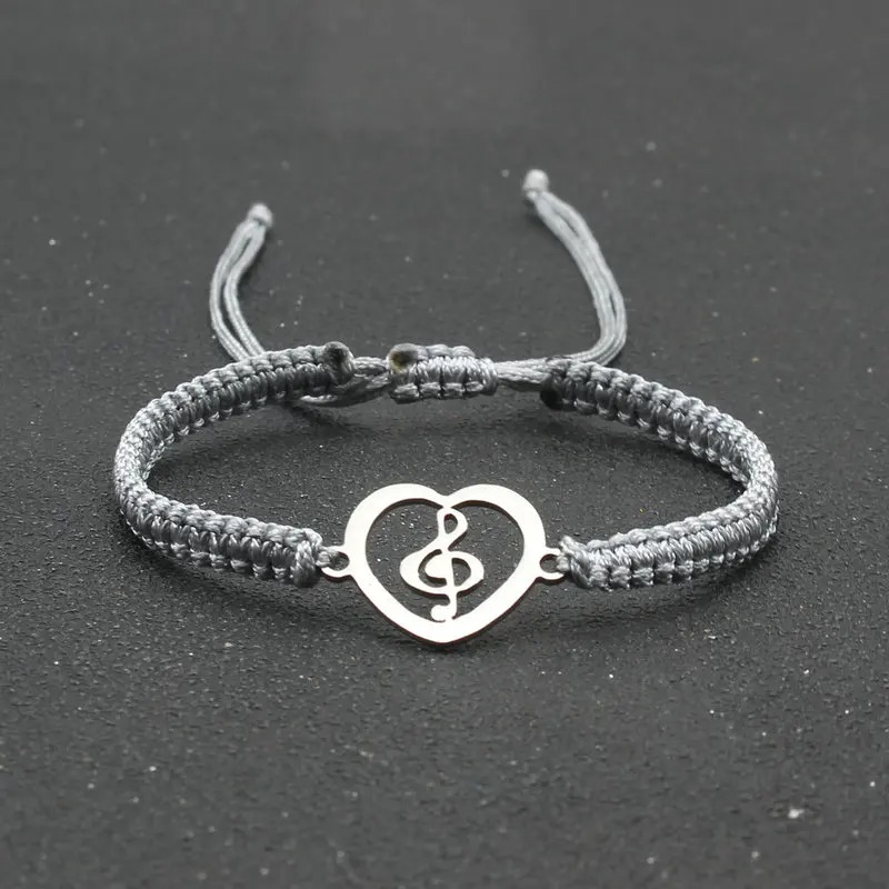 Bracelet Musical Heartbeat Couleur Argent