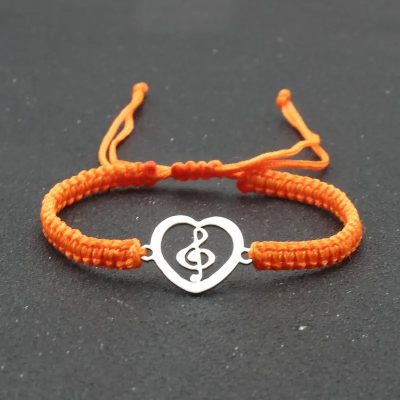 Bracelet Musical Heartbeat Couleur Orange
