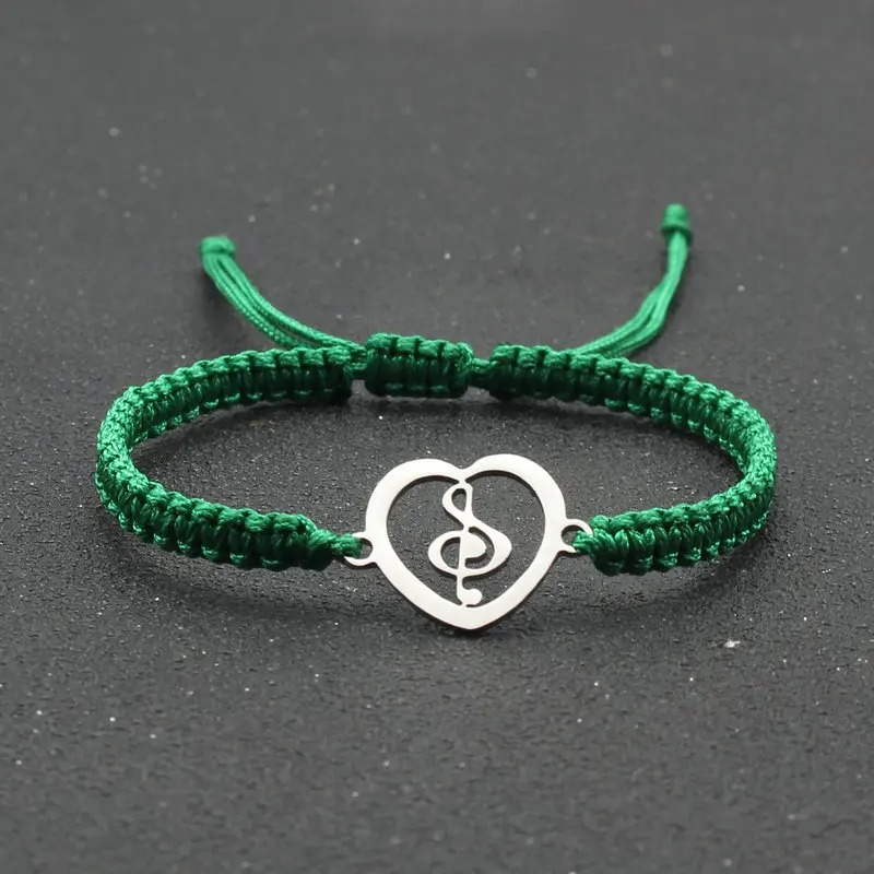 Bracelet Musical Heartbeat Couleur Vert
