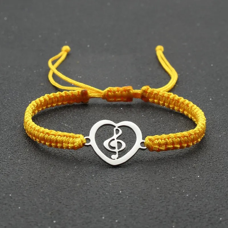Bracelet Musical Heartbeat Couleur jaune