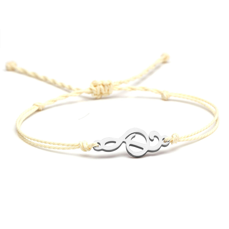 Bracelet Musical Ligne Mélodique Couleur Jaune