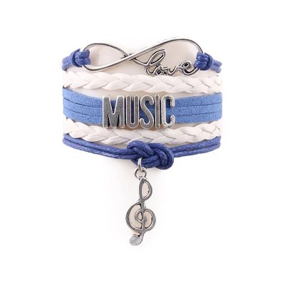 Bracelet Musique Love & Melody Couleur Bleu