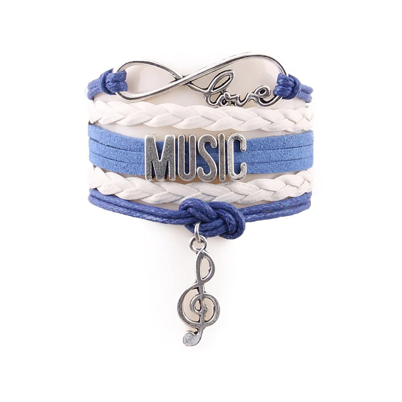 Bracelet Musique Love & Melody Couleur Bleu