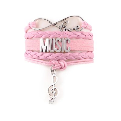 Bracelet Musique Love & Melody Couleur Rose