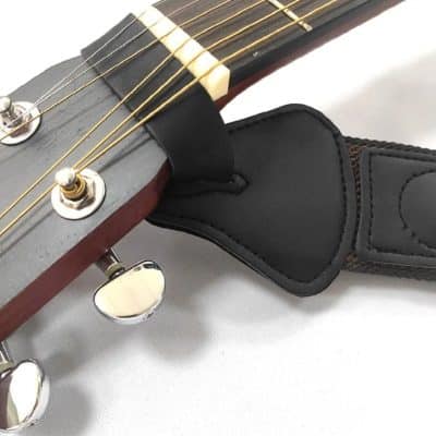Détails complets de la Sangle Guitare Classique Vert Olive