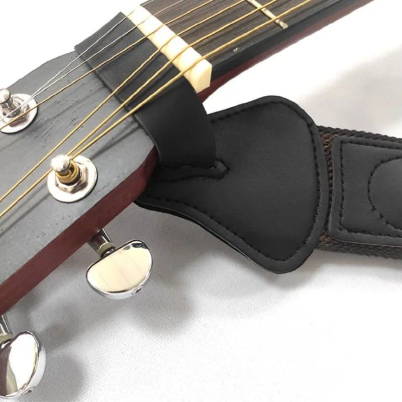 Détails complets de la Sangle Guitare Classique Vert Olive