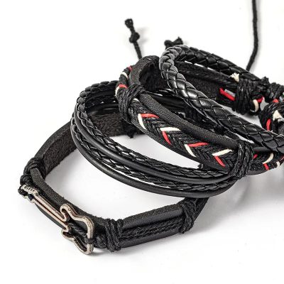 Détails du Bracelet Guitare Rock - Trio Tribal Électrik