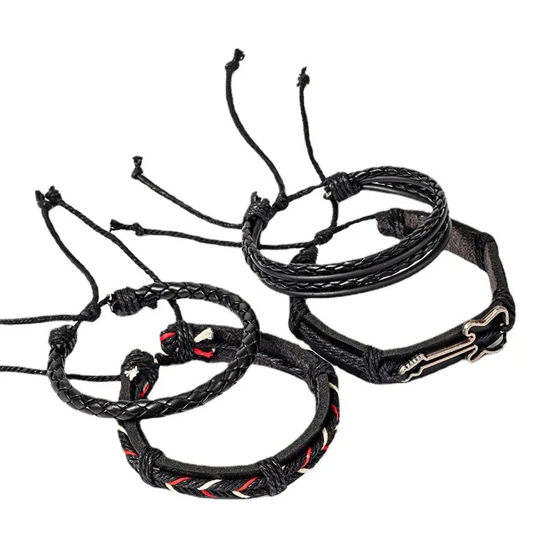 Magnifique Bracelet Guitare Rock - Trio Tribal Électrik