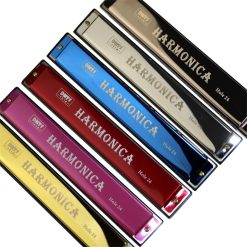 Magnifique Harmonica 24 trous 4 couleurs