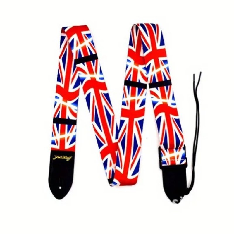 Magnifique Sangle de Guitare Thème Drapeau Union Rock Britannique