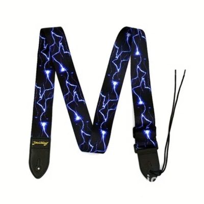 Sangle de Guitare Goth Hard Rock Éclairs de l’Enfer
