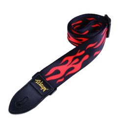 Sangle de Guitare Goth Hard Rock Flammes Infernales