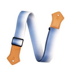 Sangle de Guitare Vintage Dégradé Bleu Glacier
