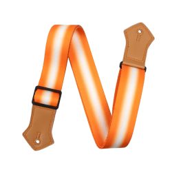 Sangle de Guitare Vintage Dégradé Orange Sunrise