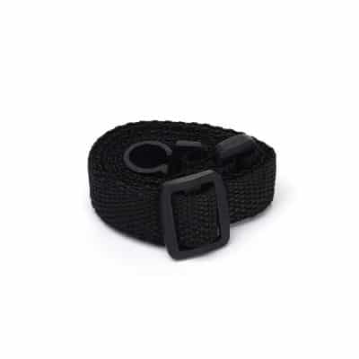 Sangle ukulélé réglable avec crochet noir - couleur noir