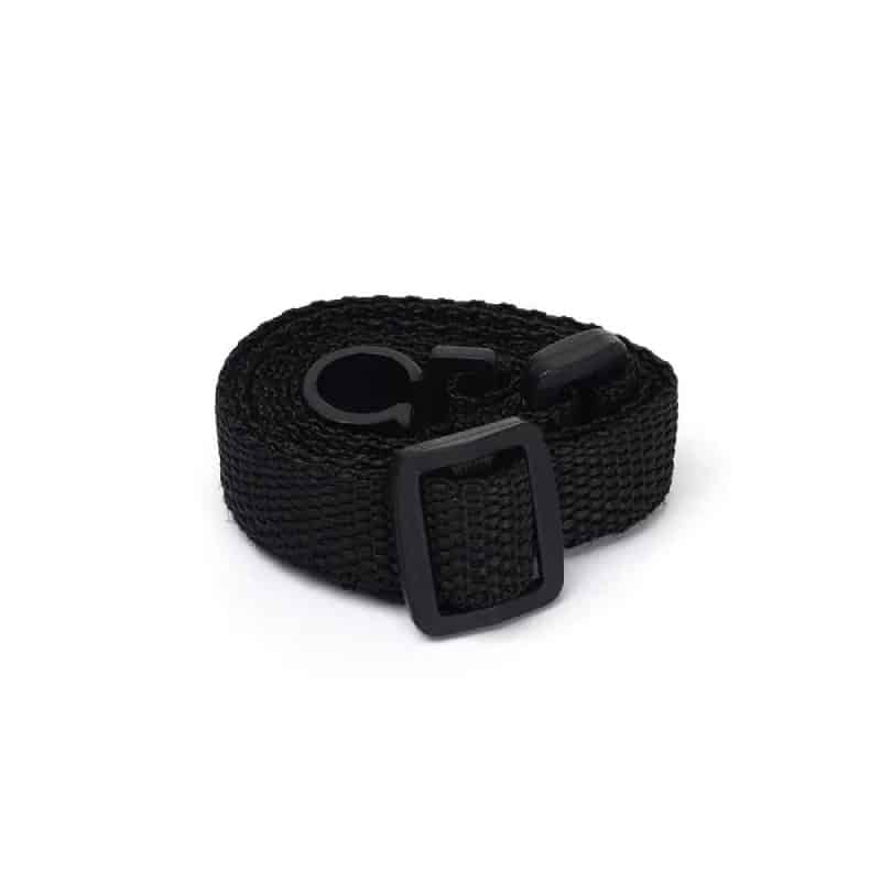 Sangle ukulélé réglable avec crochet noir - couleur noir